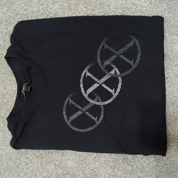 Express Other - Men's Black Cotton T-Shirt, Express, L